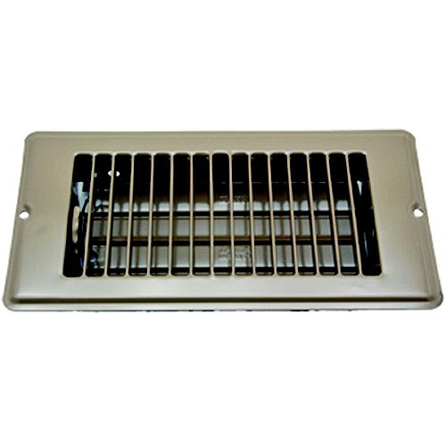 Ap Products Metal Floor Register, Brown - 013-626 - 112-013626F1