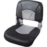 All Weather High Back Seat Shell W/Charcoal/Gray Cushion - 45608 - 107-45608F1