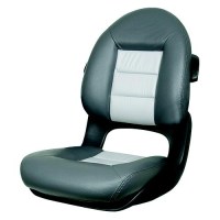 Tempress Fisherman'S Armless Low-Back Helm Seat, Charcoal/Gray - 56102 - 107-56102F1