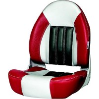 Tempress Probax™ High Back Seat, Red/Gray/Carbon - 68450 - 107-68450F1