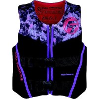 Full Throttle 14250010500222 Dry Flex-Back Life Jacket, Youth, Pink - 14250010500222 - 116-14250010500222F1