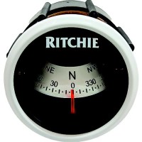 Ritchie X23Ww Sport Dash Mount Compass, White/White Dial - X-23Ww - 128-X23Wwf1