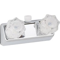 Utopia Shower Valve, Chrome W/Clear Handles - 20354R207 - 135-20354R207F1