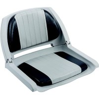 Wise Wd139Ls012 Deluxe Molded Plastic Fold-Down Seat W/Cushions, Gray/ Charcoal Cushion - Wd139Ls012 - 144-Wd139Ls012F1