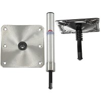 Springfield Kingpin™ Removable Pedestal System Standard Hi-Lo 3-Piece Package, Satin Finish (Includes Post, Swivel And Base) - 1615431-1 - 169-16154311F1