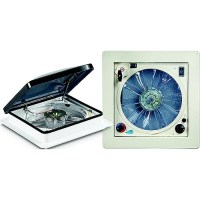 Fan-Tastic Vent 803350, Polar White Garnish W/Smoke Dome - 9108870059 - 186-9108870059F1