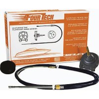 Uflex Fourtechblk20 Fourtech™ Rotary Steering System, 20', Black Cable - Fourtechblk20 - 216-Fourtechblk20F1