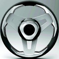 Uflex Loredan Steering Wheel - Loredan B/S/Ch - 216-Loredanbschf1