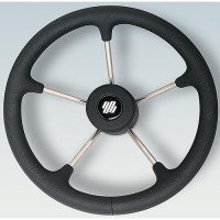 Steering Wheel-Black Poly 5-Spoke - V70B - 216-V70Bf1