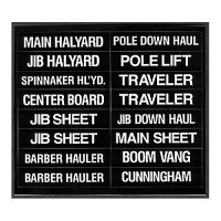 16 Label Set For Sailboats - Il01 - 22-Il01F1