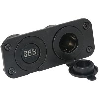 Attwood 142636 12V Adapter/Voltmeter - 14263-6 - 23-142636F1