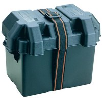 Attwood Standard Non-Vented Battery Box For Group 24/24M, Black - 2618426 - 23-90691F1