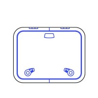 Lewmar Medium Profile Hatch, Size 50 - 39950020 - 239-39950020F1
