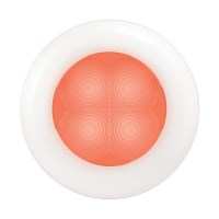 Slim Line Red White Bezel W/Spacer 12V - 980507341 - 265-980507341F1