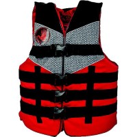 Body Glove 19289Redblk2X3X Tweedle Nylon Pfd, 2Xl/3Xl, Red - 19289-Red-Blk 2X/3X - 297-19289Redblk2X3Xf1