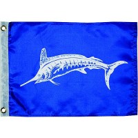 Taylor Fisherman'S White Marlin Catch Flag 12