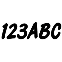 Hardline Series 400 Registration Kit, Smooth Cursive Font With Left To Right Color Gradation (Includes 4 Sets Of 3