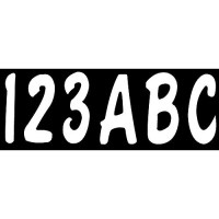 Hardline Series 200Ec Registration Kit, Solid Color With Cursive Font (Includes 4 Sets Of 3