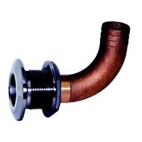 Groco Hthc-S #316 Ss Hose Thru-Hull 90 Degree With Bronze Nut - Hthc-1000-S - 34-Hthc1000Sf1