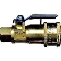 Jr Products 07-30435 Natural & Lp Gas Coupler With Shut Off For Rv Cooking Stoves - 07-30435 - 342-0730435F1
