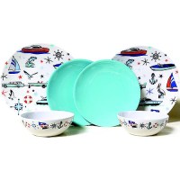 Jr Products Camp Casual Cc009 The Marine Dish Set - Cc-009 - 342-Cc009F1