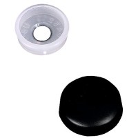 Rv Designer Screw Covers, Black, 14/Pk - H603 - 350-H603F1