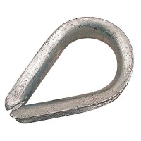 Seadog 172019 Galvanized Wire Rope Thimble, 3/4