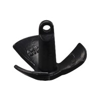 Seadog 314272 Cast Iron River Anchor, Black Vinyl Coated, 13 Lbs. - 314272 - 354-314272F1