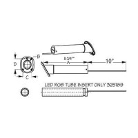 Seadog 3251811 Led Rgb Rod Holder - 325181-3 - 354-3251811F1