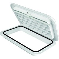 Sea-Dog 3365203 Triple Latch Rectangular Marine Hatch, White - 336520-3 - 354-3365203F1