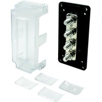 Seadog 4266913 Buss Bar W/ Cover, 4 Terminals - 426691-3 - 354-4266913F1