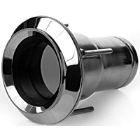 Seadog Exhaust Thru Hull | Cast 316 Stainless | Includes Stainless Flap With Rubber Seal - 521125 - 354-521125F1