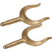 Seadog 5805701 Brass Round Horn Oarlocks, Pr. - 580570-1 - 354-5805701F1