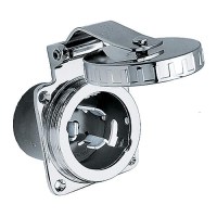 Hubbell 50A 125/250 Volt Shore Power Inlet - Hbl504Ss - 36-Hbl504Ssf1