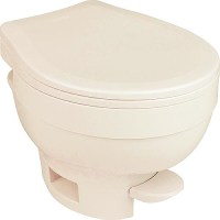 Thetford 31834 Aqua-Magic Vi Toilet, Low Profile, Parchment - 31834 - 363-31834F1
