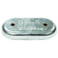 Oval Zinc W/2 Holes 9