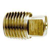 1/2 Brass Sq Head Pipe Plug - 28087 - 38-28087F1