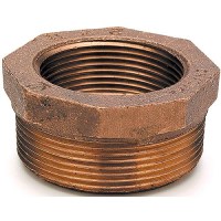 1 X 1/2 Bronze Hex Bushing - 44512 - 38-44512F1