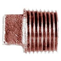 Bronze Square Head Plug, 1-1/2