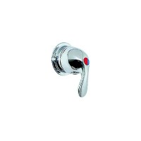 Scandvik 10500P Compact Shower Mixer, Chrome Plated Brass - 10500P - 390-10500Pf1