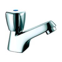 Scandvik 70000 Chrome Plated Brass Classic Cold Water Only Basin Tap - 70000 - 390-70000F1