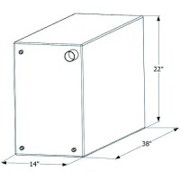 Icon 12717 Fresh Water Replacement Tank, 50 Gal. - 12717 - 398-12717F1