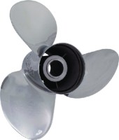Solas Rubex Ns3 Stainless Steel Interchangeable Hub 3-Blade Propeller, Rh, 4-3/4 Gearcase, 14 X 23