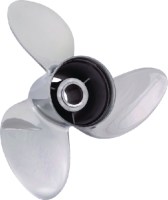 Solas 9551-150-14 Rubex Hr3 Stainless Steel Interchangeable Hub 3-Blade Propeller, 4-3/4 Gearcase, Rh 15 X 14