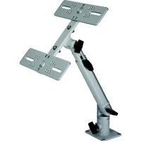 Millennium Outdoors Mm00200 Double Monitor Mount - Silver - Mm-002-00 - 443-Mm00200F1