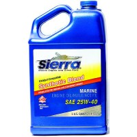 Sierra 9440Cat4 Synthetic Blend 4-Cycle Inboard-Sterndrive Engine Oil, 25W40 Fcw, 5 Qt. - 18-9440Cat-4 - 47-9440Cat4F1