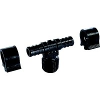 Male Tee 1/2 X 1/2 X 1/2Mpt Pexlock Plumbing Fitting - 30822 - 497-30822F1