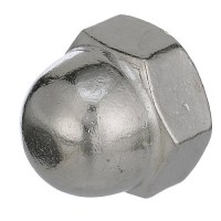 Seachoice 18-8 Stainless Steel Acorn Cap Nuts, 3/8-16 Size, Pack Of 50 - Rp-Sc1363 - 50-00591F1