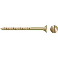 Slotted Wood Screw - Flat Head, #8 X 2