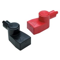 Seachoice Marine Type Battery Terminal Covers (Set Includes 1 Red And 1 Black) Fits Terminals With Wing Nut - 50-13681 - 50-13681F1